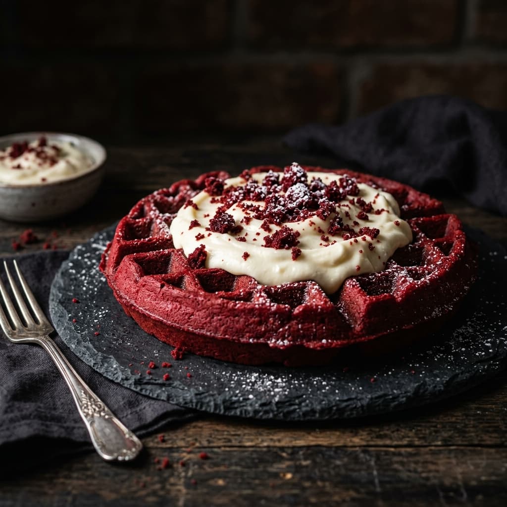 Red Velvet Waffle